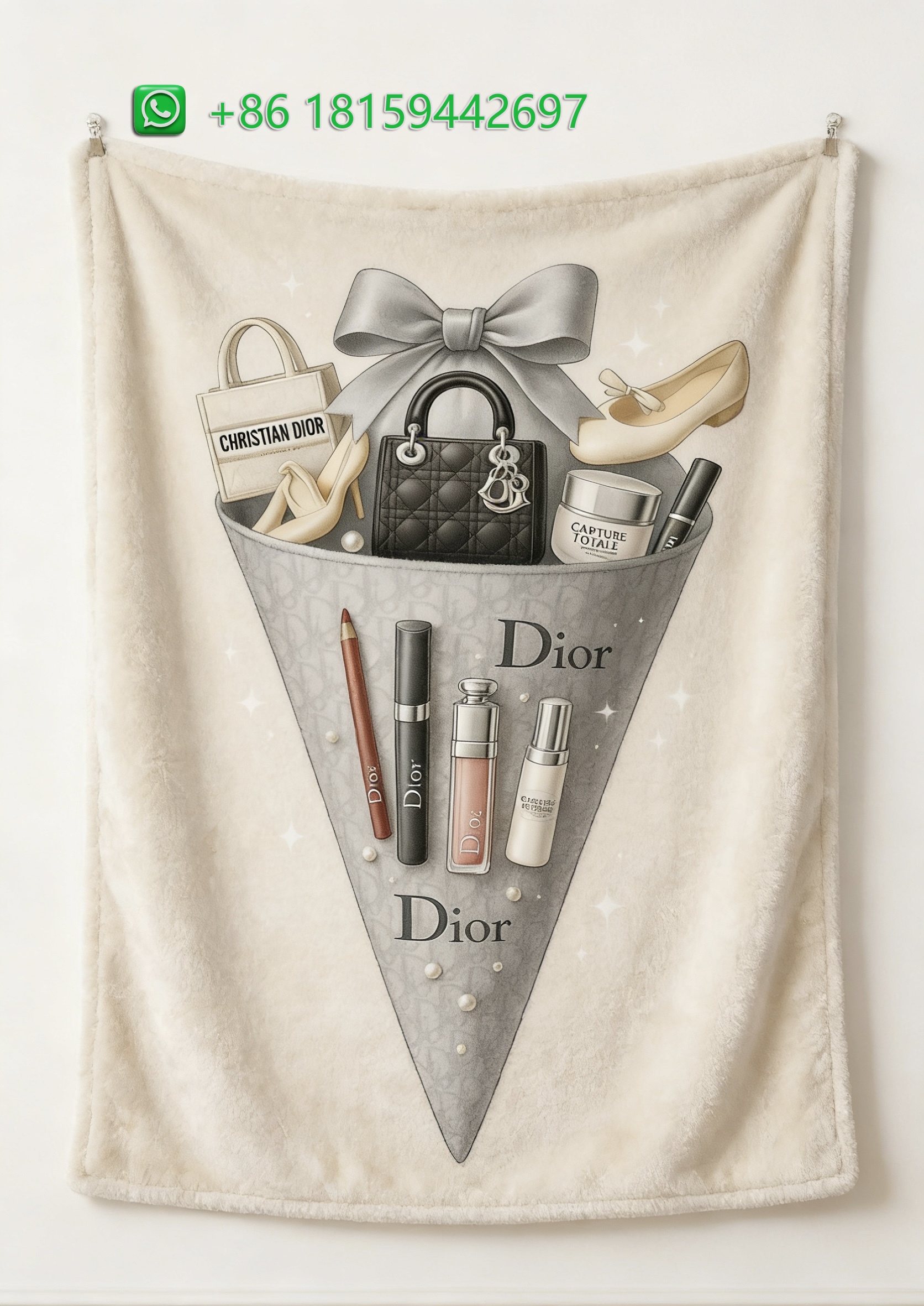 Dior Throw Blankets
